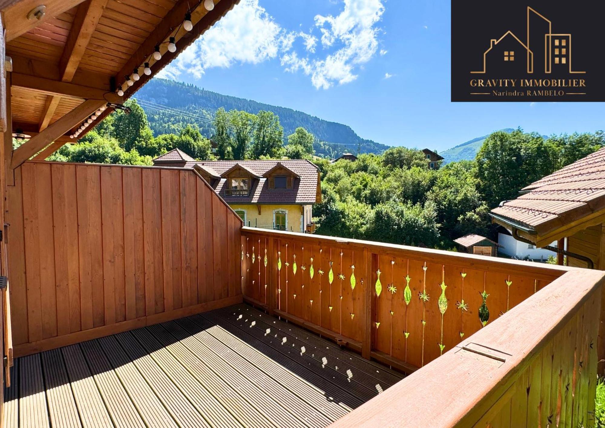 Chalet Duplex Mont-Saxonnex "Le Jarbay " Buitenkant foto