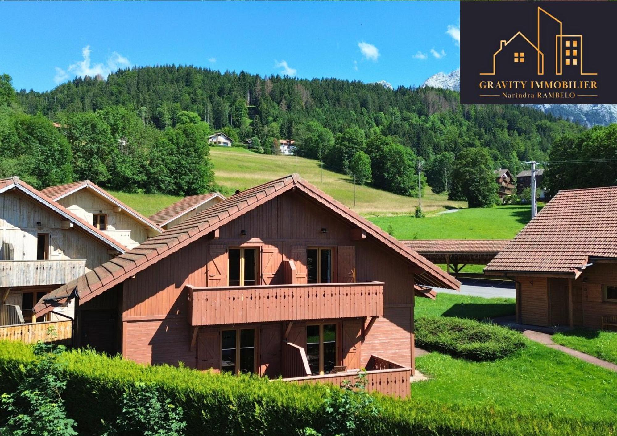 Chalet Duplex Mont-Saxonnex "Le Jarbay " Buitenkant foto